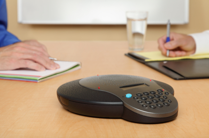telephonic hearing appearance attorney appears by speakerphone